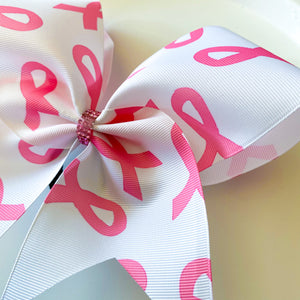 Breast Cancer Awareness Ribbon MOXIE Cheer Bows
