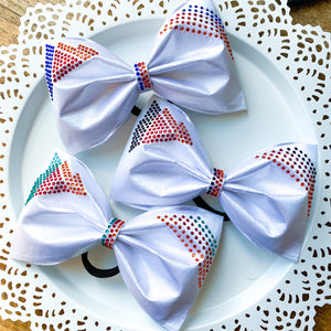 PREORDER “I Made the Climb” Rhinestoned Jumbo MUSE Tailless Cheer Bow