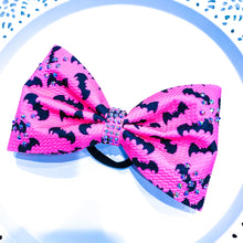 Load image into Gallery viewer, BUBBLEGUM PINK Bat Jumbo MUSE Tailless Cheer Bow