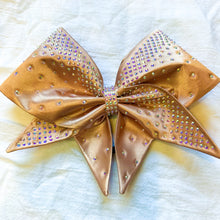 Load image into Gallery viewer, ROSE GOLD Sewn MOXIE Cheer Bow
