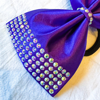 ROYAL PURPLE Jumbo MUSE Tailless Cheer Bow