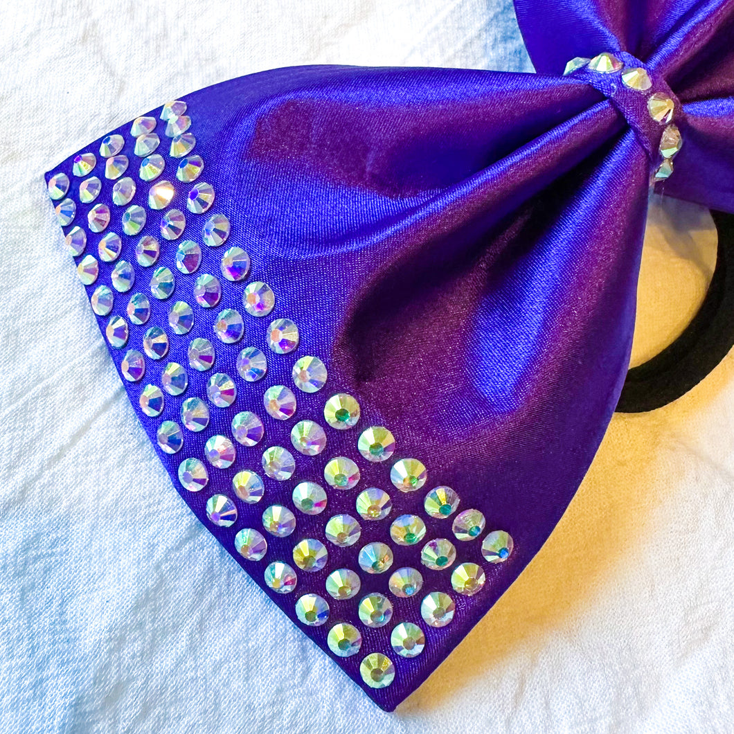 ROYAL PURPLE Jumbo MUSE Tailless Cheer Bow