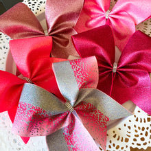 Load image into Gallery viewer, PINK Glitter Ribbon MOXIE Cheer Bow