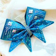 Load image into Gallery viewer, TEAL Sewn MOXIE Cheer Bow
