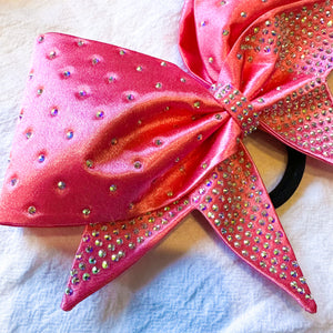 BUBBLEGUM PINK Sewn MOXIE Cheer Bow