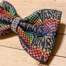 Load image into Gallery viewer, Sk8r Girl Fabric MUSE Tailless Cheer Bow