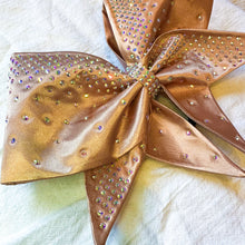 Load image into Gallery viewer, ROSE GOLD Sewn MOXIE Cheer Bow