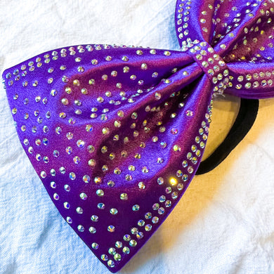 PURPLE Jumbo MUSE Tailless Cheer Bow