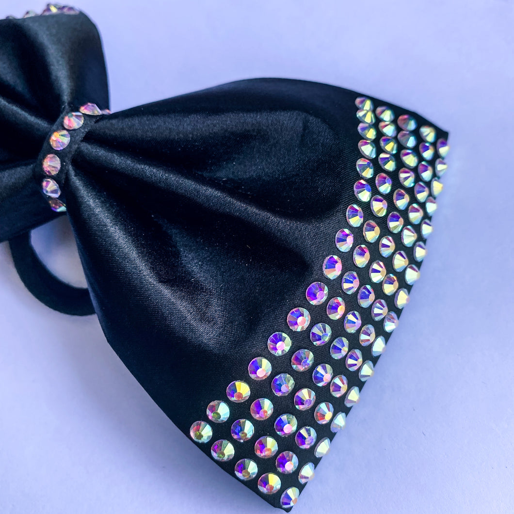 BLACK Jumbo MUSE Tailless Cheer Bow