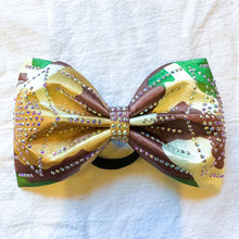 Load image into Gallery viewer, GREEN CAMO Jumbo MUSE Tailless Cheer Bow
