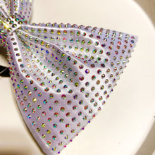 Load image into Gallery viewer, WHITE Jumbo MUSE Tailless Cheer Bow