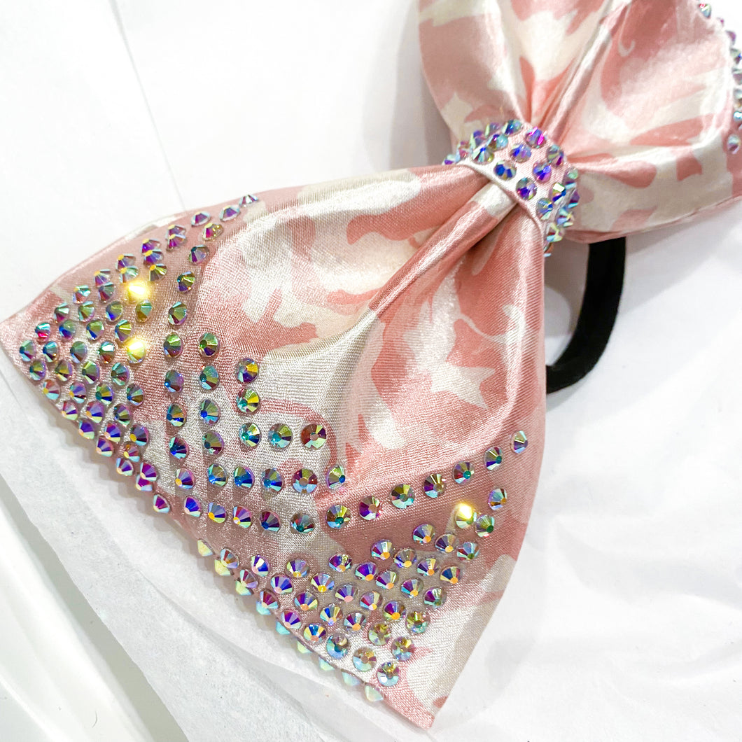 BLUSH CAMO Jumbo MUSE Tailless Cheer Bow