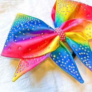 RAINBOW Sewn MOXIE Cheer Bow