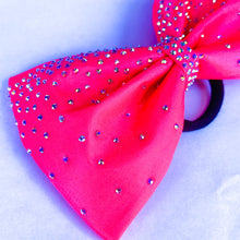 Load image into Gallery viewer, NEON PINK Jumbo MUSE Tailless Cheer Bow