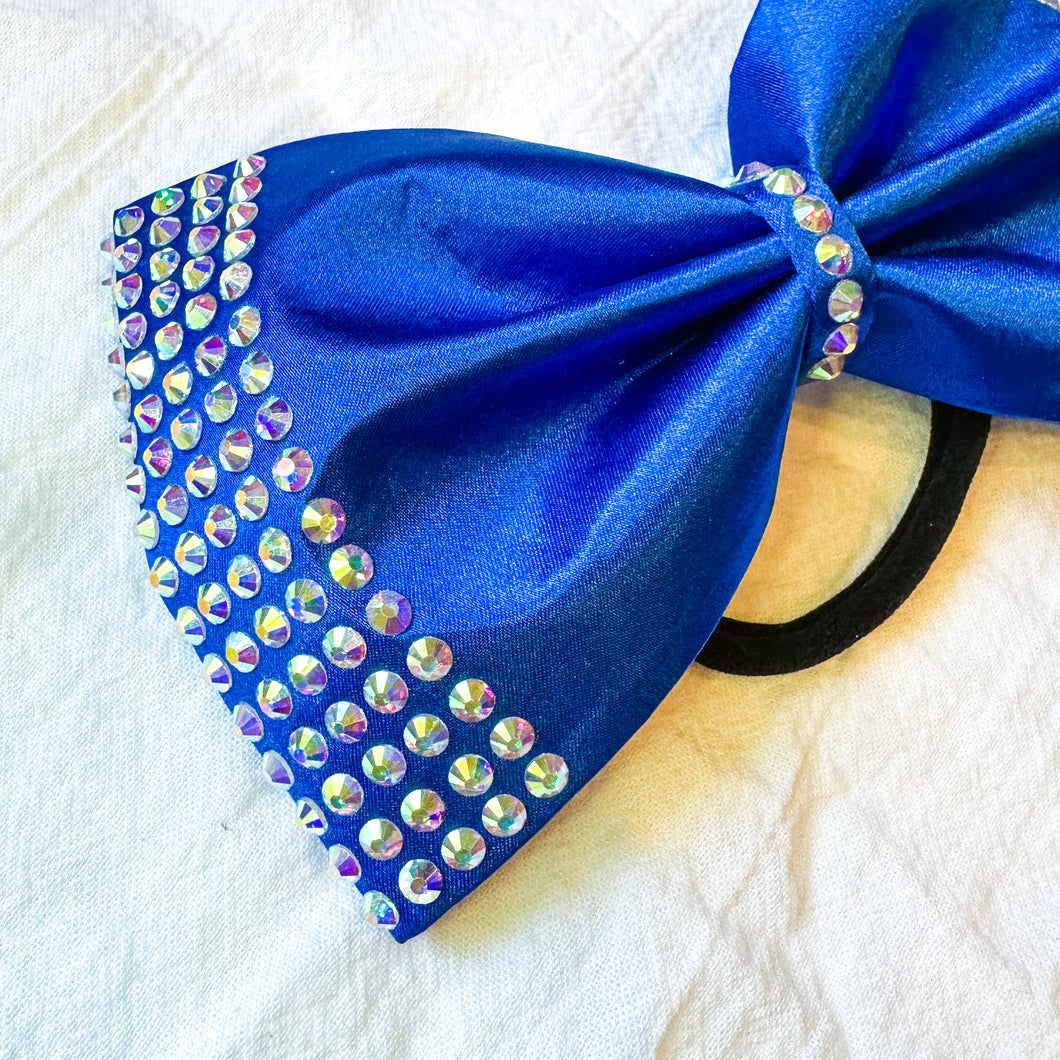 ROYAL BLUE Jumbo MUSE Tailless Cheer Bow