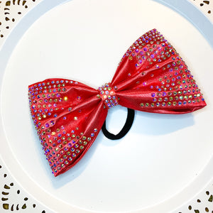 RED Jumbo MUSE Tailless Cheer Bow