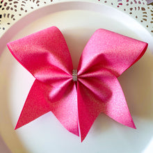 Load image into Gallery viewer, PINK Glitter Ribbon MOXIE Cheer Bow