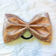 Load image into Gallery viewer, ROSE GOLD Jumbo MUSE Tailless Cheer Bow