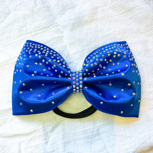 ROYAL BLUE Jumbo MUSE Tailless Cheer Bow