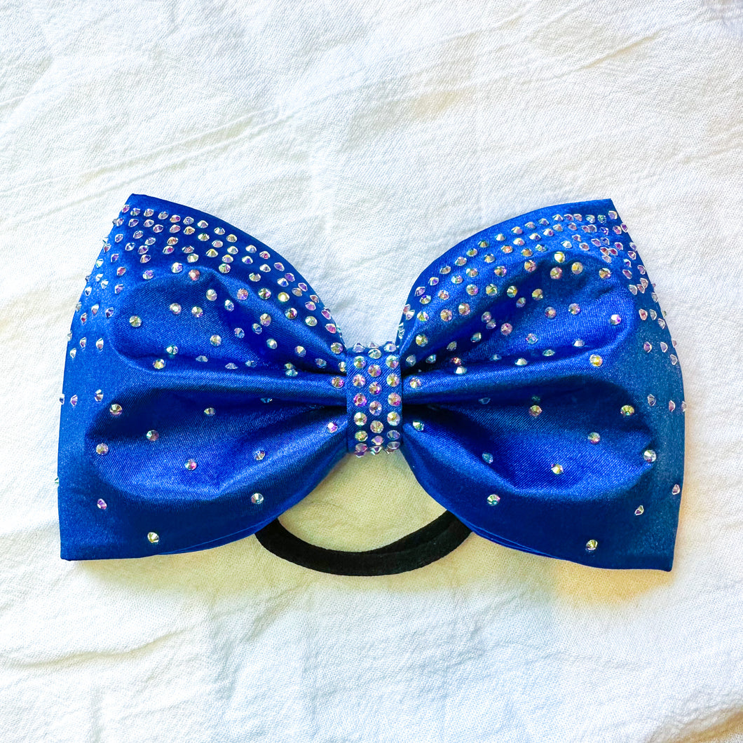 ROYAL BLUE Jumbo MUSE Tailless Cheer Bow