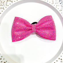 Load image into Gallery viewer, NEON PINK Jumbo MUSE Tailless Cheer Bow