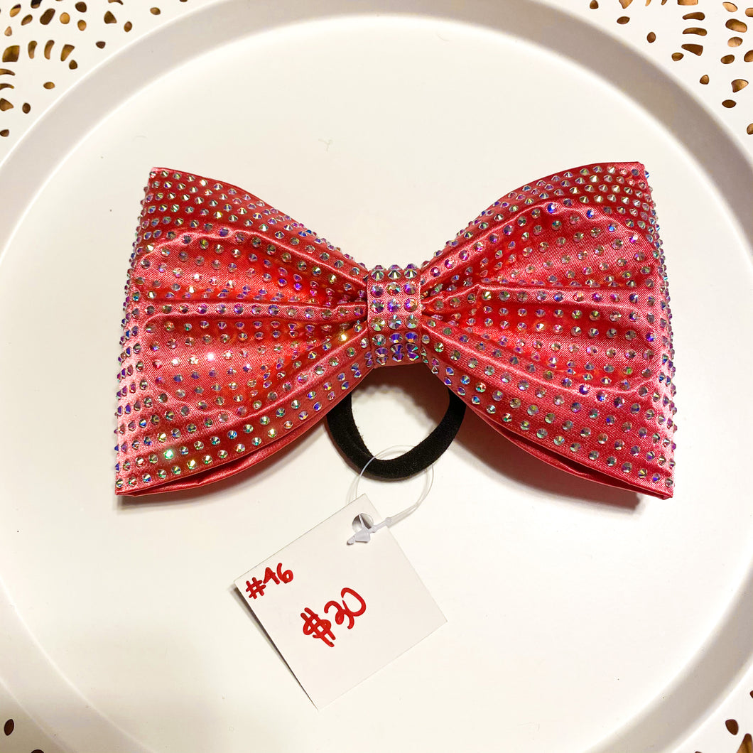 CORAL Jumbo MUSE Tailless Cheer Bow