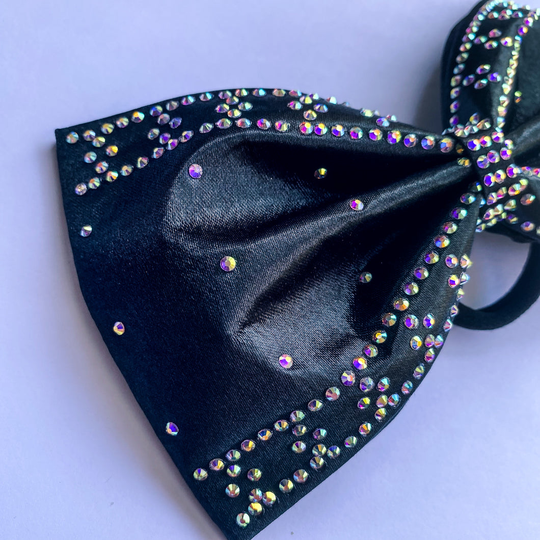BLACK Jumbo MUSE Tailless Cheer Bow