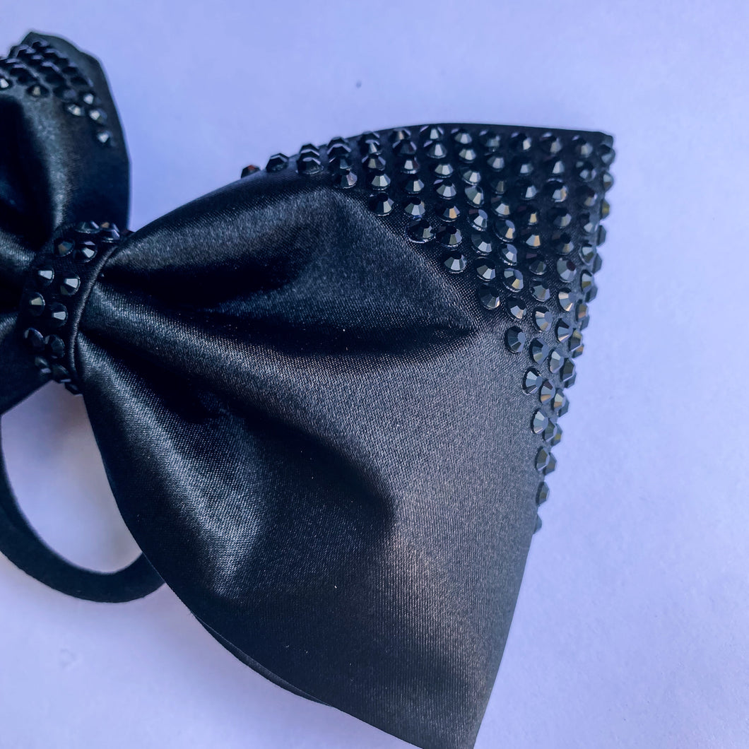 BLACK Jumbo MUSE Tailless Cheer Bow