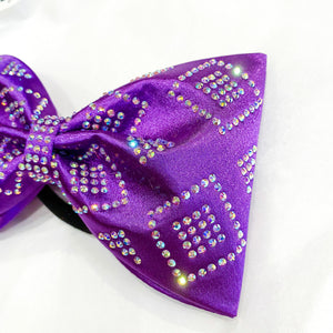 PURPLE Jumbo MUSE Tailless Cheer Bow