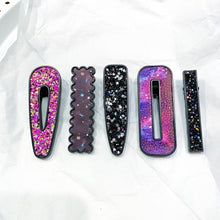 Load image into Gallery viewer, GIRL BOSS Luxury Barrette Set - Galaxy