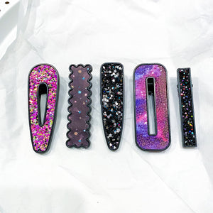 GIRL BOSS Luxury Barrette Set - Galaxy