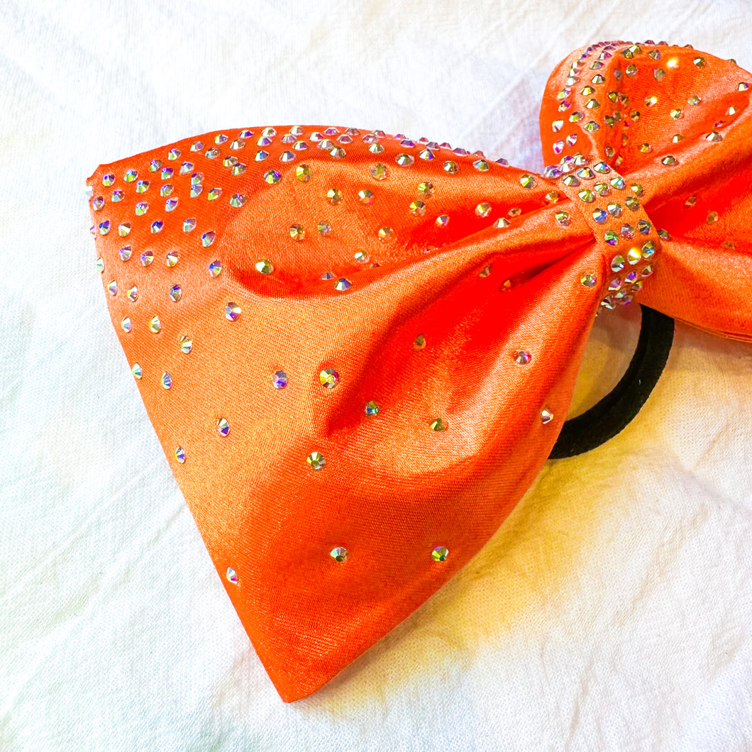 ORANGE Jumbo MUSE Tailless Cheer Bow