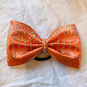 ORANGE Jumbo MUSE Tailless Cheer Bow