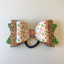 Load image into Gallery viewer, Taco Time Double-Stack GLORY Bow with Tails